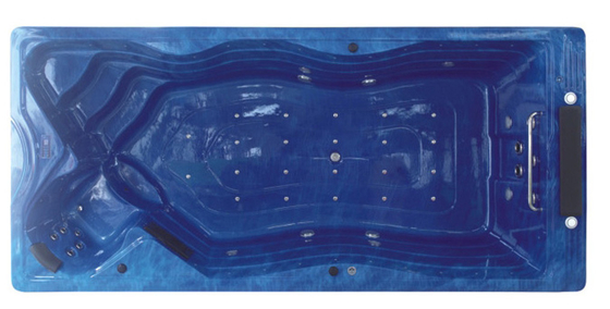 Grande sistema di filtrazione di nuoto senza fine della stazione termale dello stagno del doppio all'aperto prefabbricato di 7 persone