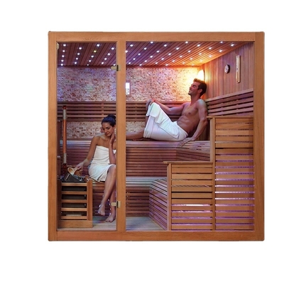 Stanza personale di lusso calda del sale di sauna di uso del vapore saturo con la pietra del sale