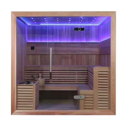 Stanza personale di lusso calda del sale di sauna di uso del vapore saturo con la pietra del sale