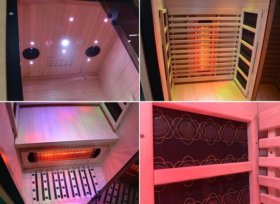Modelli la stazione termale infrarossa lontana Mini Sauna For Half Body finlandese 100KG di sauna della stanza