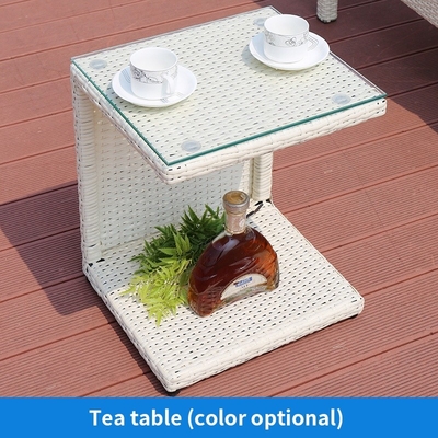 Piscina di vimini di Chaise Lounge Chair For Beach del rattan del letto della chaise-lounge di Sun di svago all'aperto