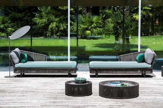 Sedia all'aperto della chaise-lounge del giardino di Chaise Lounge Daybed Contract Quality Baech di svago del patio