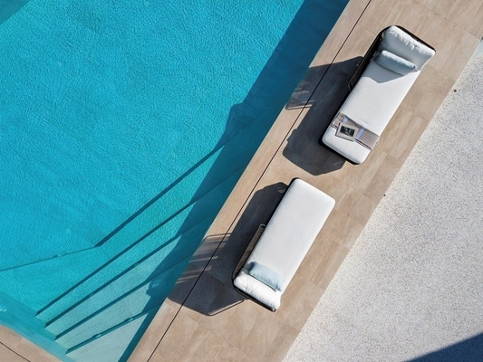 Sedia all'aperto della chaise-lounge del giardino di Chaise Lounge Daybed Contract Quality Baech di svago del patio