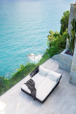 Sedia all'aperto della chaise-lounge del giardino di Chaise Lounge Daybed Contract Quality Baech di svago del patio