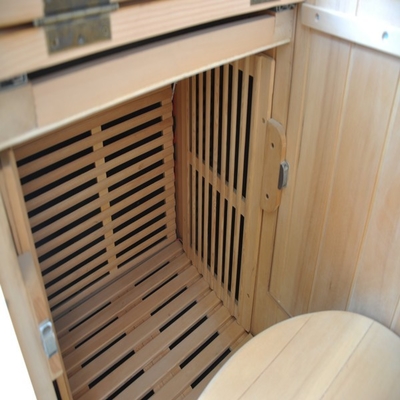 Sauna minima della singola persona 110V di Cedar Home Infrared Sauna 99 rossi