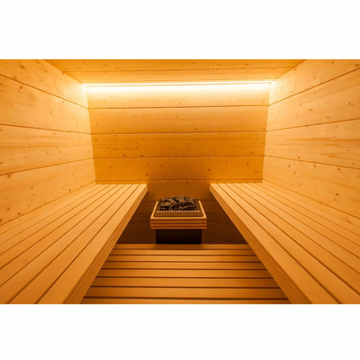 Abete rosso nordico tradizionale asciutto della sala 220V di sauna della cicuta del Canada di legno