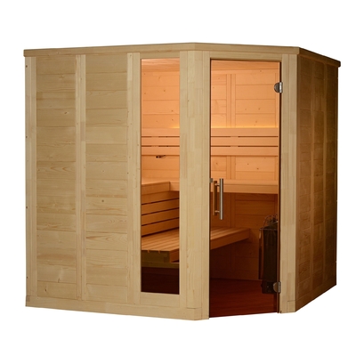 cerniere attillate nordiche solide dell'interno del vapore 8kw della stanza tradizionale ss di sauna