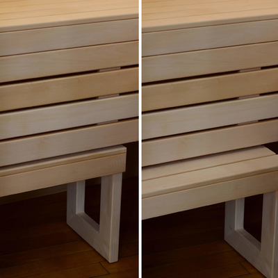 Vapore attillato nordico solido 6kw di sauna dell'interno di legno di 2 persone