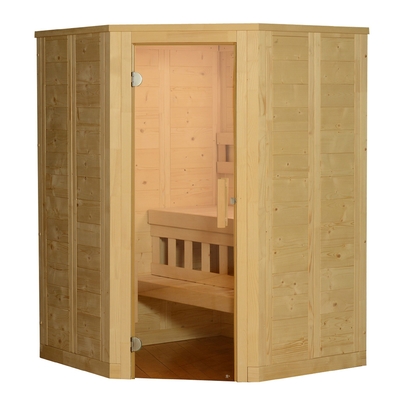 stanza attillata nordica di sauna del vapore di sauna 6kw della persona asciutta tradizionale della sala ETL 2