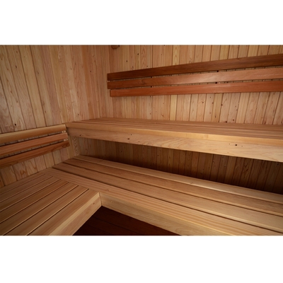 cedro rosso di legno dell'interno ETL di sauna tradizionale asciutta del vapore 220V