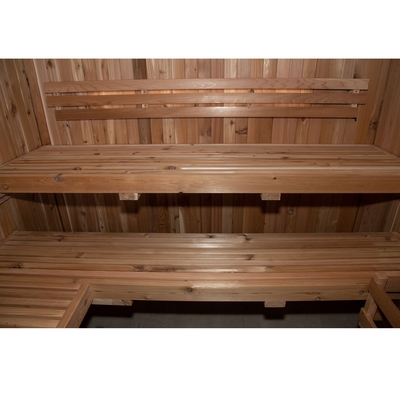 cedro rosso di legno dell'interno ETL di sauna tradizionale asciutta del vapore 220V
