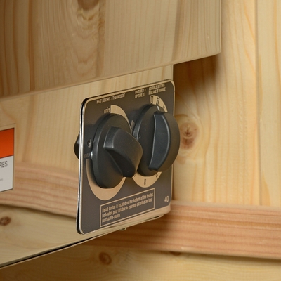 cedro rosso di legno dell'interno ETL di sauna tradizionale asciutta del vapore 220V